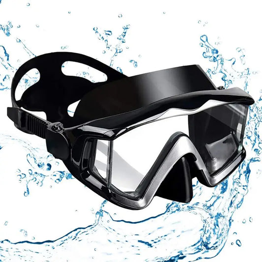 Panoramic Scuba Diving   Snorkeling Goggles With Nose Cover