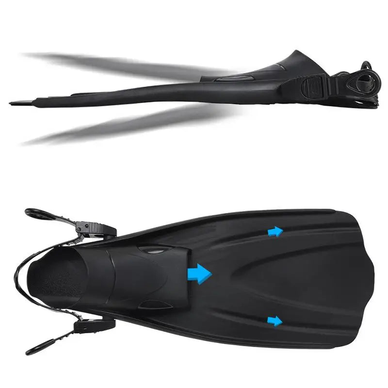 Adult Adjustable Open Heel Snorkel Fins Fins