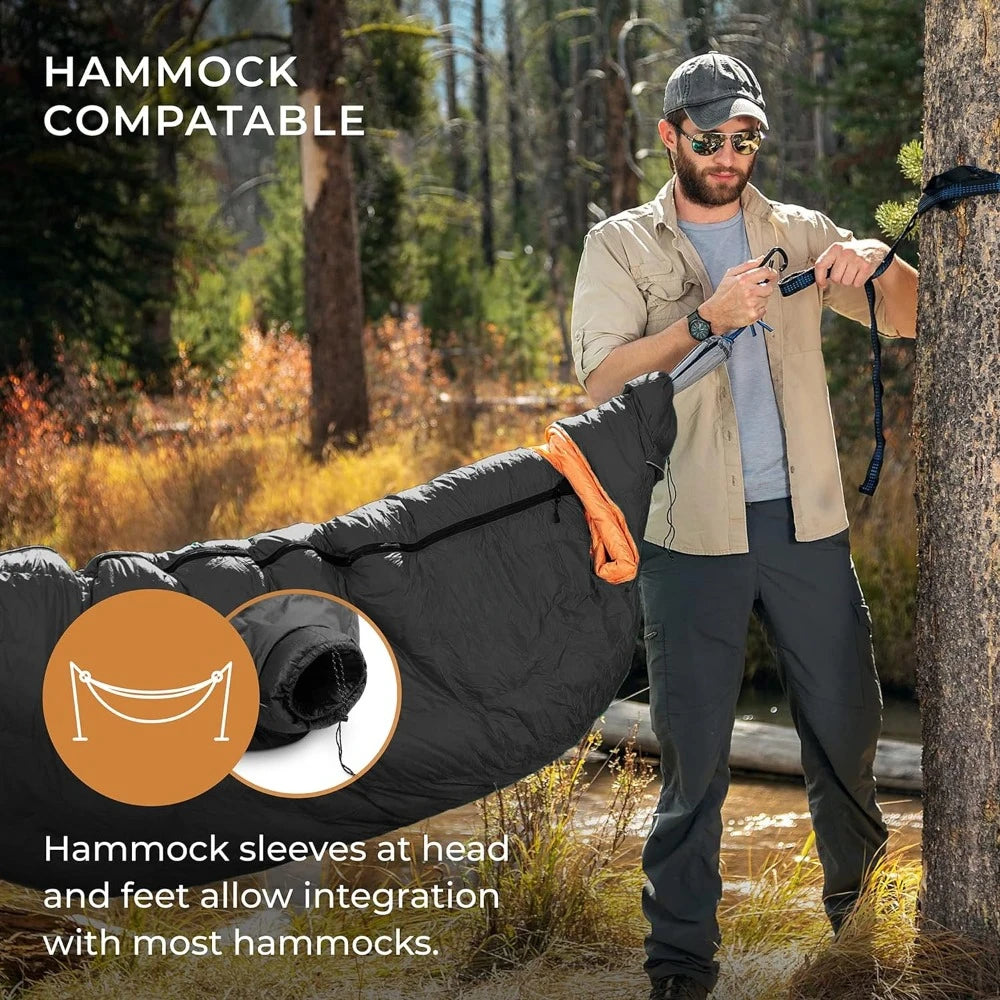 15 F Hiking & Camping Hammock Sleeping Bag 3 Season