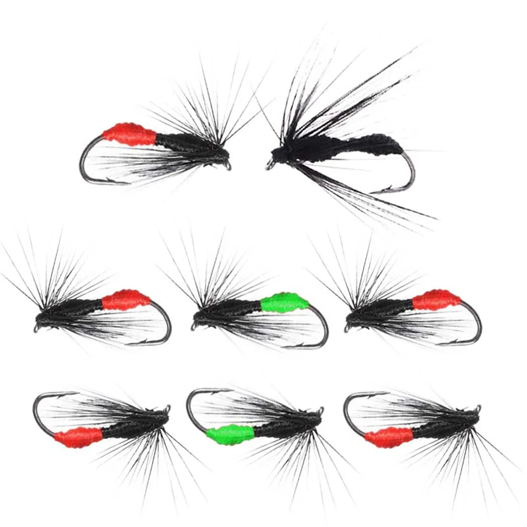 24-114Pcs/Box Dry Wet Flies Nymph Box Set